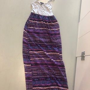 Pattern maxi dress